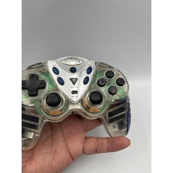 Intec Playstation 2 PS2 Clear Wireless Controller Tested - Picture 2 of 5